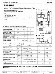 2SB1108 datasheet pdf Panasonic