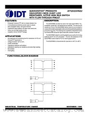 IDTQS32XR862Q1 datasheet pdf IDT