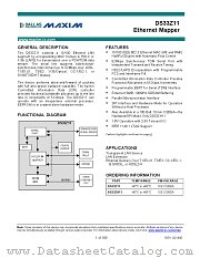 DS33ZH11 datasheet pdf MAXIM - Dallas Semiconductor