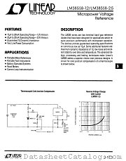 LM385S8-2.5 datasheet pdf Linear Technology