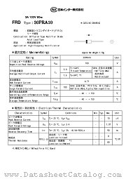30PRA10 datasheet pdf Nihon