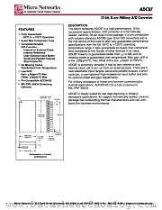 ADC87H/BCH datasheet pdf Integrated Circuit Systems