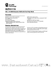 GLT4116-30J4 datasheet pdf etc