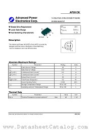AP9915K datasheet pdf Advanced Power Electronics Corp.