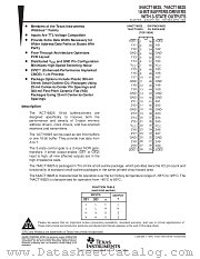 54ACT16825DW datasheet pdf Texas Instruments