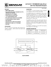 GS9028-CTA datasheet pdf Gennum Corporation