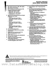 TMP320C40 datasheet pdf Texas Instruments