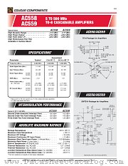 AC558 datasheet pdf Cougar Components