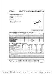 9018 datasheet pdf Unisonic Technologies