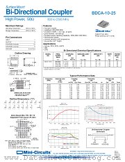 BDCA-10-25 datasheet pdf Mini-Circuits