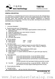 TM8706 datasheet pdf etc
