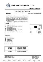 MO-RX3930-FS434M datasheet pdf etc
