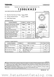 1200JXH23 datasheet pdf TOSHIBA