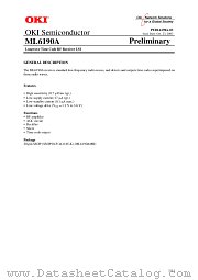 ML6190A datasheet pdf OKI electronic componets
