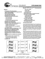 CYP15G0401DXA datasheet pdf Cypress