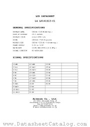 LP141X13-C1 datasheet pdf etc