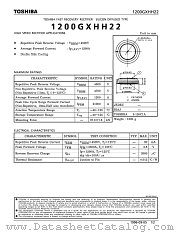 1200GXHH22 datasheet pdf TOSHIBA