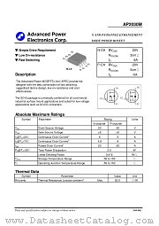 AP2030M datasheet pdf Advanced Power Electronics Corp.