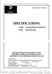 LDS-20361SRA datasheet pdf etc