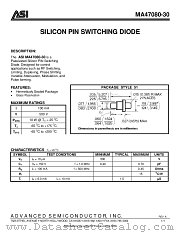 MA47080-30 datasheet pdf Advanced Semiconductor