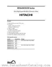 HM62832UHJP-15 datasheet pdf Hitachi Semiconductor