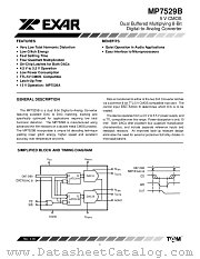 MP7529B datasheet pdf Exar