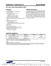 K4S56163LF-N datasheet pdf Samsung Electronic