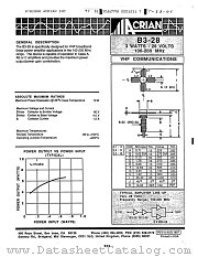 B3-28 datasheet pdf Acrian