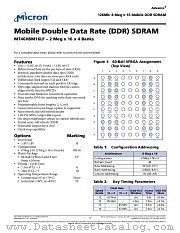 MT46H8M16LF datasheet pdf Micron Technology