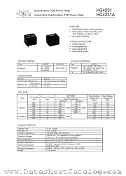 HG4231A/012-H1CL datasheet pdf etc