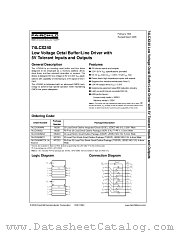 74LCX240MTCX_NL datasheet pdf Fairchild Semiconductor