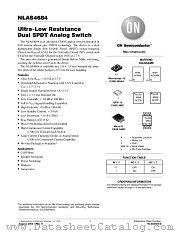 NLAS4684MNR2G datasheet pdf ON Semiconductor