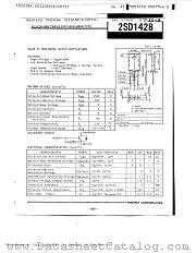 2SD1428 datasheet pdf TOSHIBA