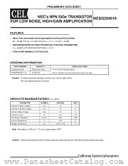 NESG204619-A datasheet pdf NEC