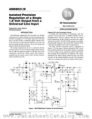 AND8031D datasheet pdf ON Semiconductor