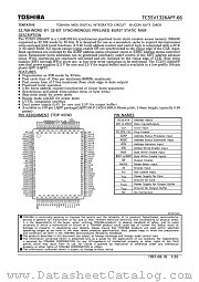 TC55V1326AFF-66 datasheet pdf TOSHIBA