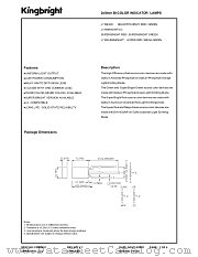 L119SURKMGKWT datasheet pdf Kingbright Electronic