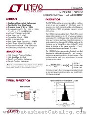 LTC6905CS5 datasheet pdf Linear Technology