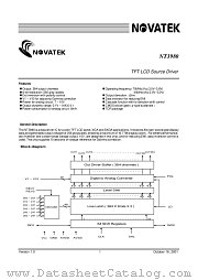 NT3980 datasheet pdf Novatek