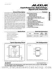 MAX4505EUK-T datasheet pdf MAXIM - Dallas Semiconductor