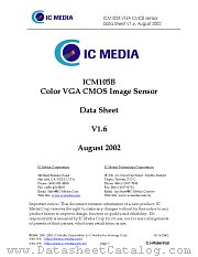 ICM-105BSA datasheet pdf etc