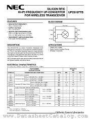 UPC8187TB-E3 datasheet pdf NEC