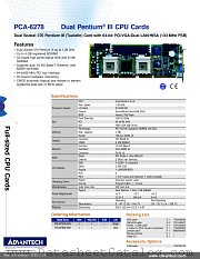 PCA-6278VE-00A1 datasheet pdf etc