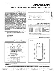 MAX335MRG datasheet pdf MAXIM - Dallas Semiconductor