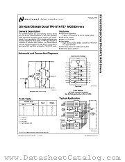 DS1628J datasheet pdf National Semiconductor