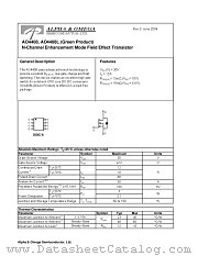 AO4408L datasheet pdf Alpha Industries Inc
