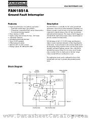 FAN1851AMX datasheet pdf Fairchild Semiconductor