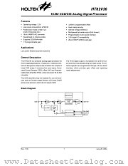 HT82V36 datasheet pdf Holtek Semiconductor