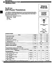 TP3019S datasheet pdf Motorola