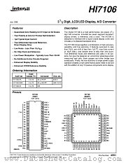 HI7106CPL datasheet pdf Intersil